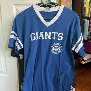 Giants Blue V-Neck T-Shirt